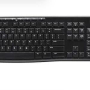 Logitech Black Wireless Keyboard And Mouse